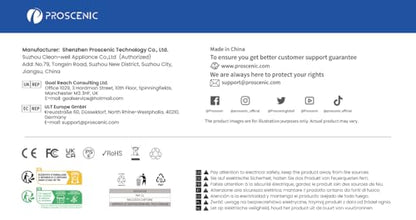 Proscenic Q8 Max Robot Vacuum Mop with Self-Empty Station, 6000Pa 200Min Robotic Vacuum with Lidar Navigation, 5 Real-Time Mapping, WiFi/Alexa/APP Remote Control Robot Hoover for Floor Carpet Pet Hair