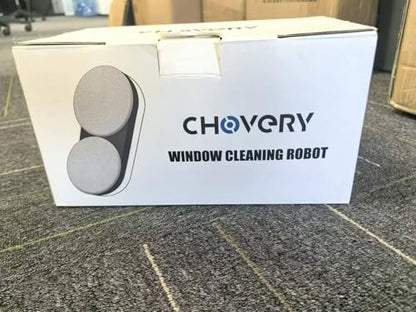 CHOVERY CL.1 Robot Glass Cleaner, Remote Control, Deep Cleaning, Intelligent Edge Detection System, Suitable for Windows, Tiles, Bathrooms (White)…