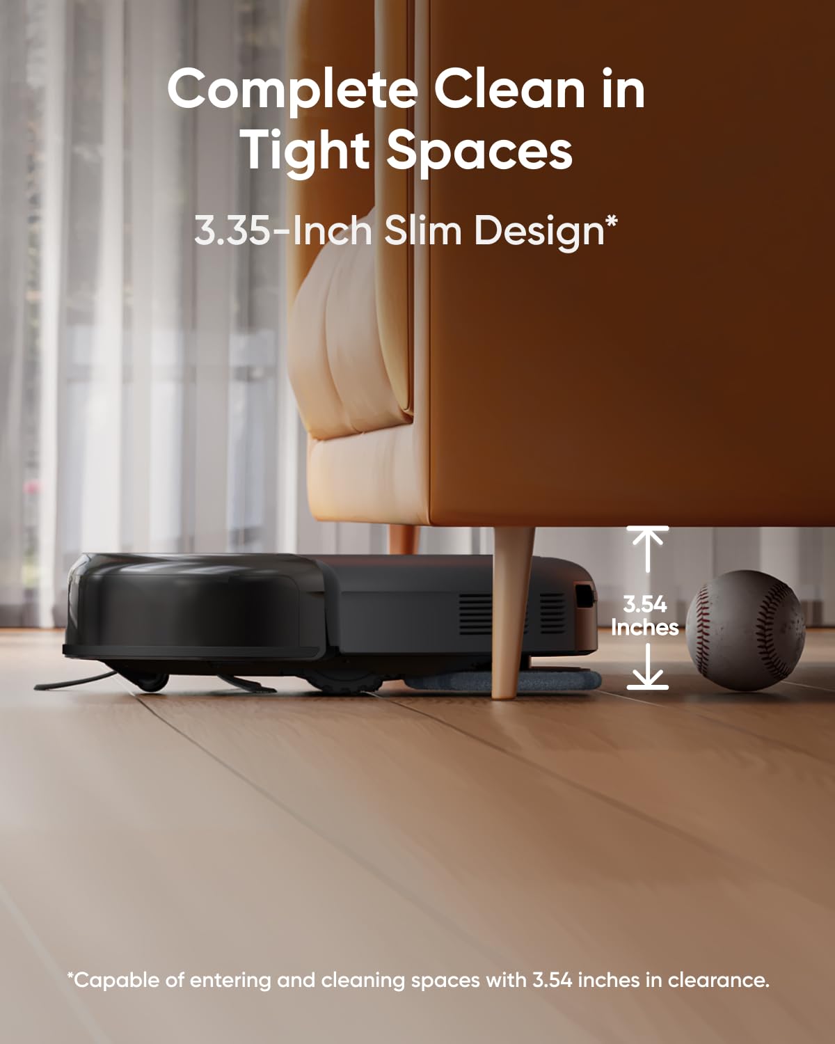 eufy Omni C20, Robot Vacuum Cleaner with Mop, All-in-One Station,7,000 Pa Powerful Suction, Ultra-Slim, Auto Emptying, Washing and Drying for Hands-Free Cleaning, Mop Lifting and Carpet Detection