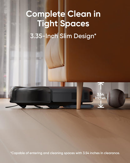 eufy Omni C20, Robot Vacuum Cleaner with Mop, All-in-One Station,7,000 Pa Powerful Suction, Ultra-Slim, Auto Emptying, Washing and Drying for Hands-Free Cleaning, Mop Lifting and Carpet Detection