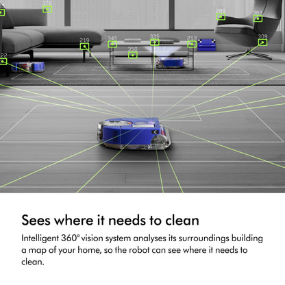 Dyson 360 Vis Nav robot vacuum cleaner (Blue/Nickel)
