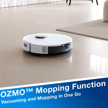 ECOVACS DEEBOT N20 PLUS Robot Vacuum Cleaner with Mop, 8000Pa Suction, ZeroTangle Technology, Bagless PureCyclone Self Empty Station, 300 Minutes Runtime