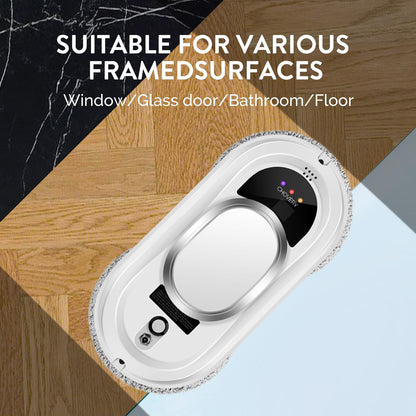 CHOVERY CL.1 Robot Glass Cleaner, Remote Control, Deep Cleaning, Intelligent Edge Detection System, Suitable for Windows, Tiles, Bathrooms (White)…