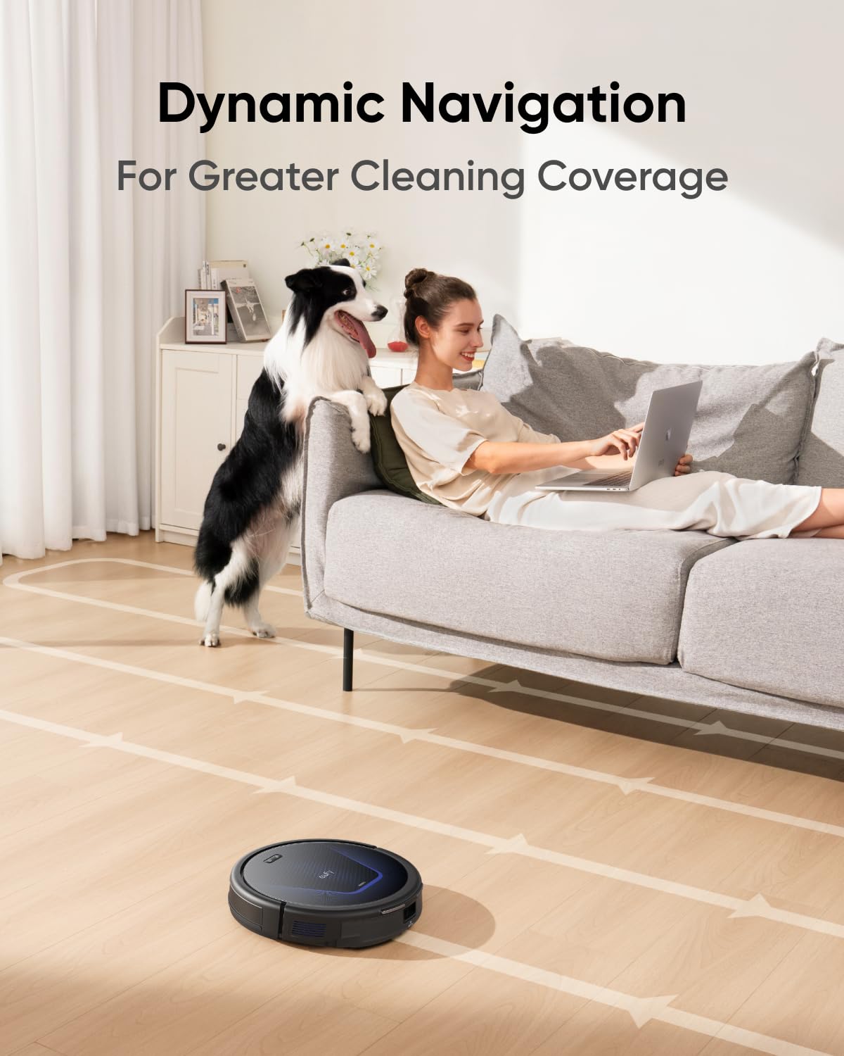 eufy G50 Robot Vacuum Cleaner with 4,000 Pa Strong Suction, Pro-Detangle Comb, Roller Brush, Automatic Charging, Quiet, Work with Alexa, BoostIQ, Ideal for Pet Hair, Hard Floors, Carpet