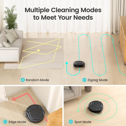 Lefant M210P Robot Vacuum Cleaner Remote Control, Featured Carpet Cleaner Small Robot 7.8cm Thin 28cm DIA, Robotic Vacuum Alexa Voice Control Self-Charging Ideal for Pet Hair Hard Floor