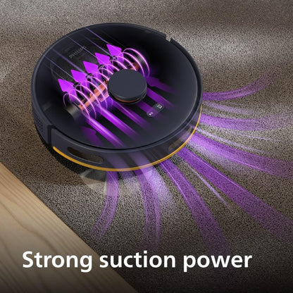 Philips 2000 Series Robot Vacuum Cleaner - 2700 Pa Suction, Laser Navigation, HomeRun App, Auto Emptying Station, 130 minutes Working Time, Carpet Mode (XU2100/20)