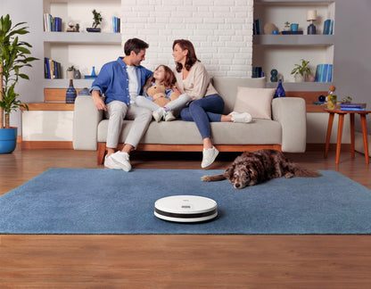 Beko Robot Cleaner VRR60314VW | White/Chrome Design | 150 Minute Run Time | 2000 Pa Suction Power | 4 Cleaning Modes | Mophead and water tank | Wifi connected/Smartphone compatible