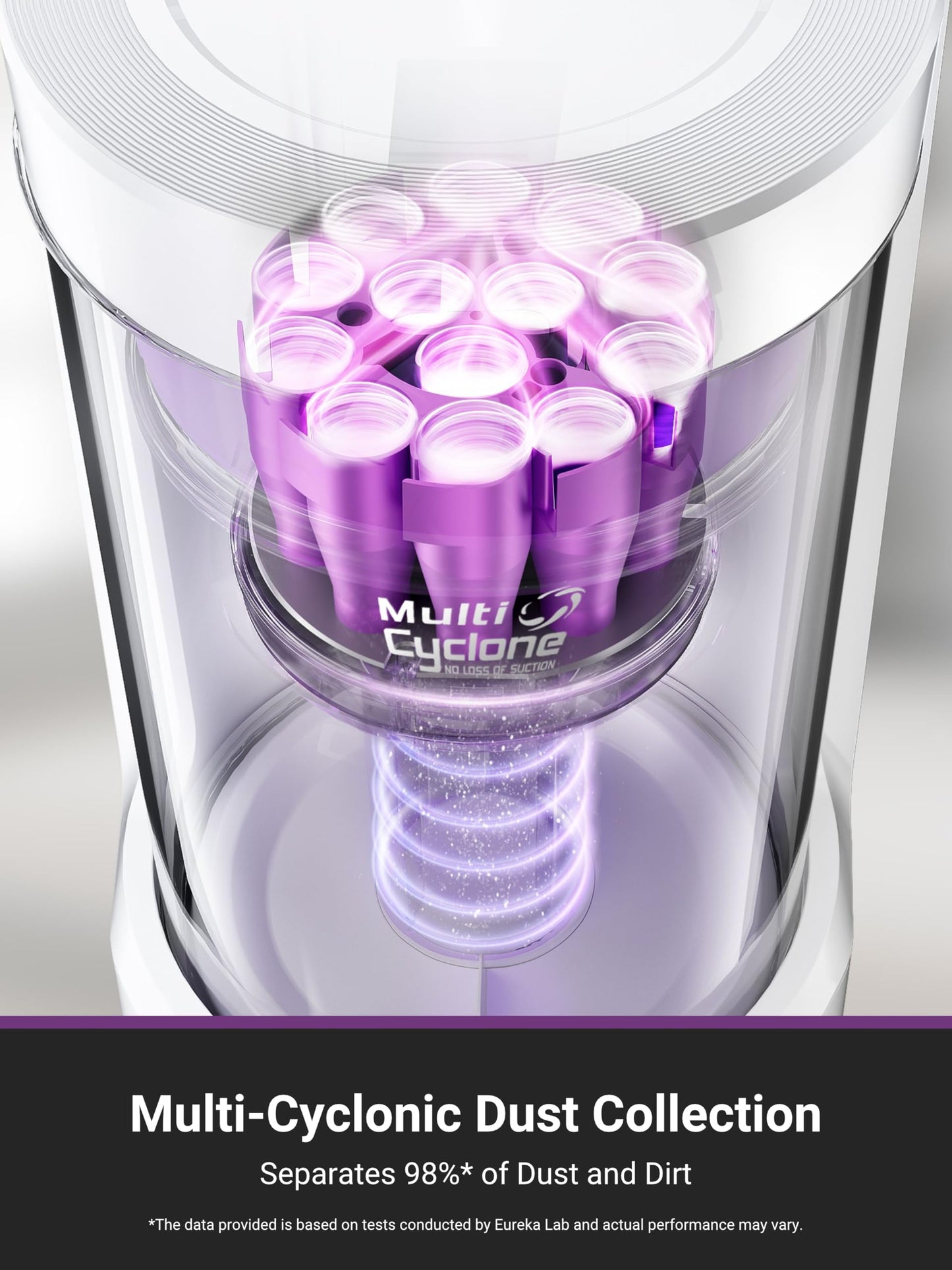 Eureka E20 Plus Robot Vacuum Cleaner with Bagless Self Emptying Station, 8000Pa Robotic Vacuum and Mop, 45 Day Hands-Free Cleaning, Anti Hair-Tangling, AI 3D Obstacle Avoidance, Lift Mop for Carpets