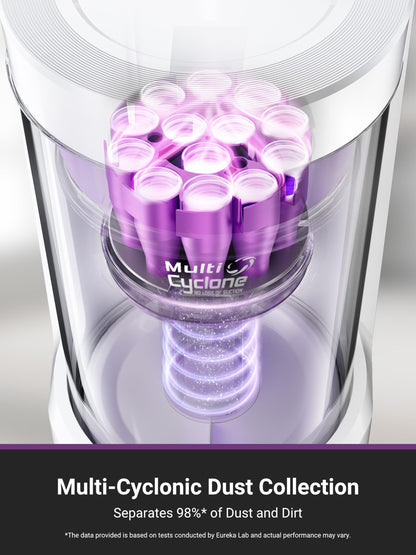 Eureka E20 Plus Robot Vacuum Cleaner with Bagless Self Emptying Station, 8000Pa Robotic Vacuum and Mop, 45 Day Hands-Free Cleaning, Anti Hair-Tangling, AI 3D Obstacle Avoidance, Lift Mop for Carpets