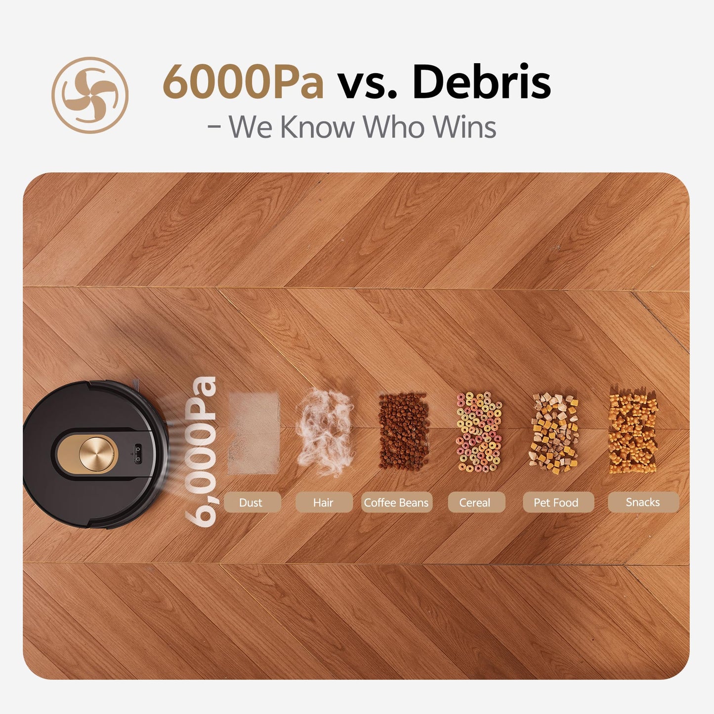 Vexilar W9 Robot Vacuum Cleaner with Mop,6000Pa Robotic Vacuum with LiDAR Navigation,15 No-go Zones, 150 Min Max Runtime, App Control, 3-in-1 Sweep and Mop Robot for Pet Hair, Carpet and Hard Floors